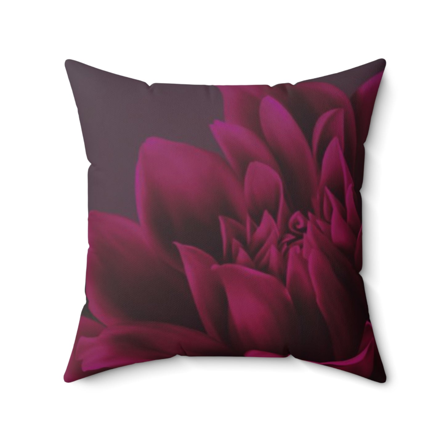 Magenta Dahlia Square Pillow