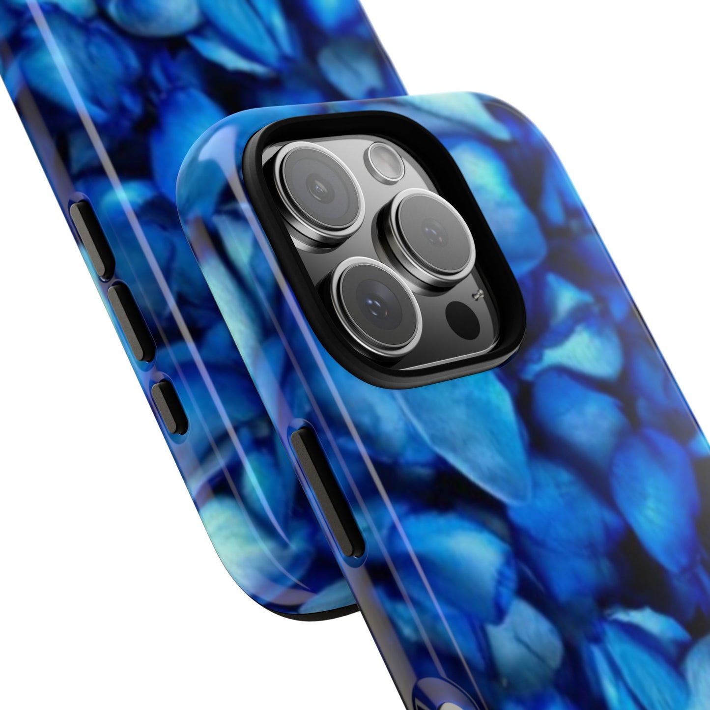 Blue Petals Tough Phone Case