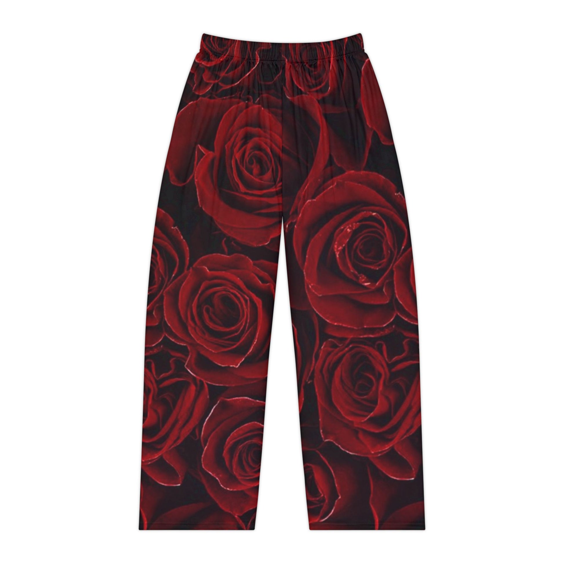 Red Roses Cozy Floral Pajama Pant