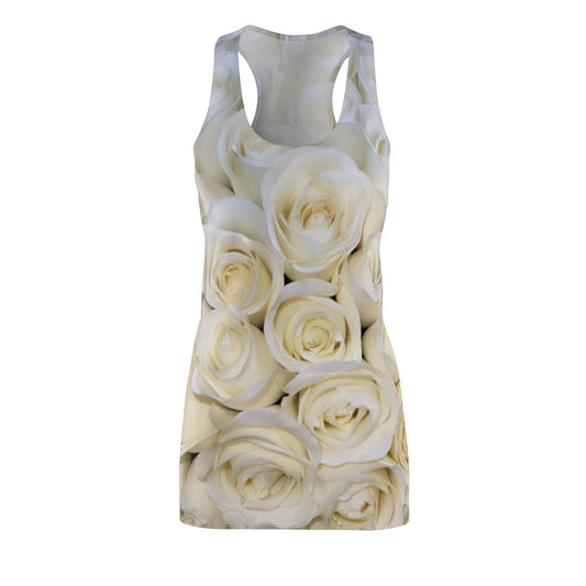 White Roses Racerback Dress