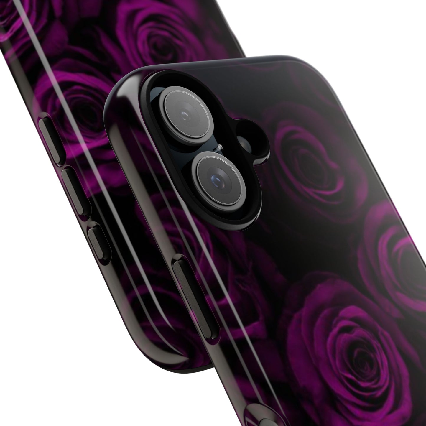 Dark Purple Roses Phone Tough Case