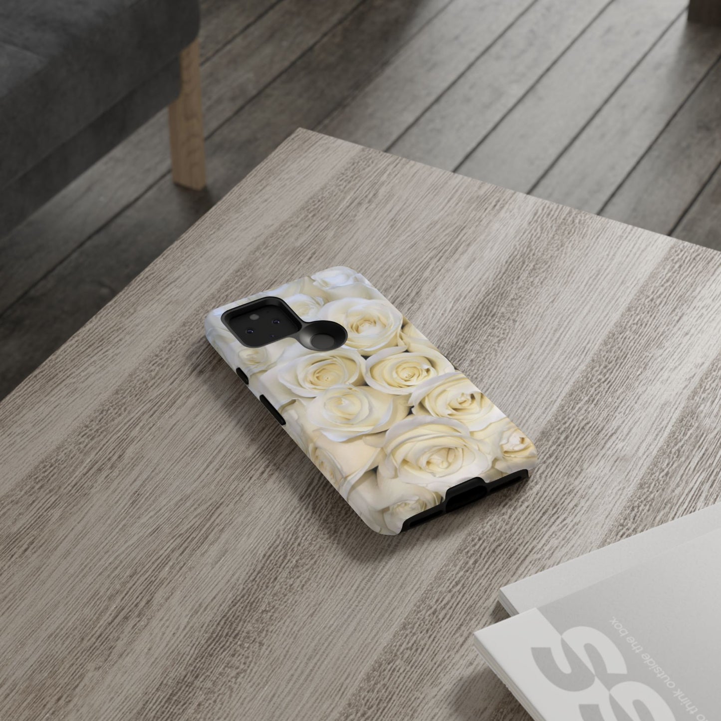 White Roses Tough Phone Case