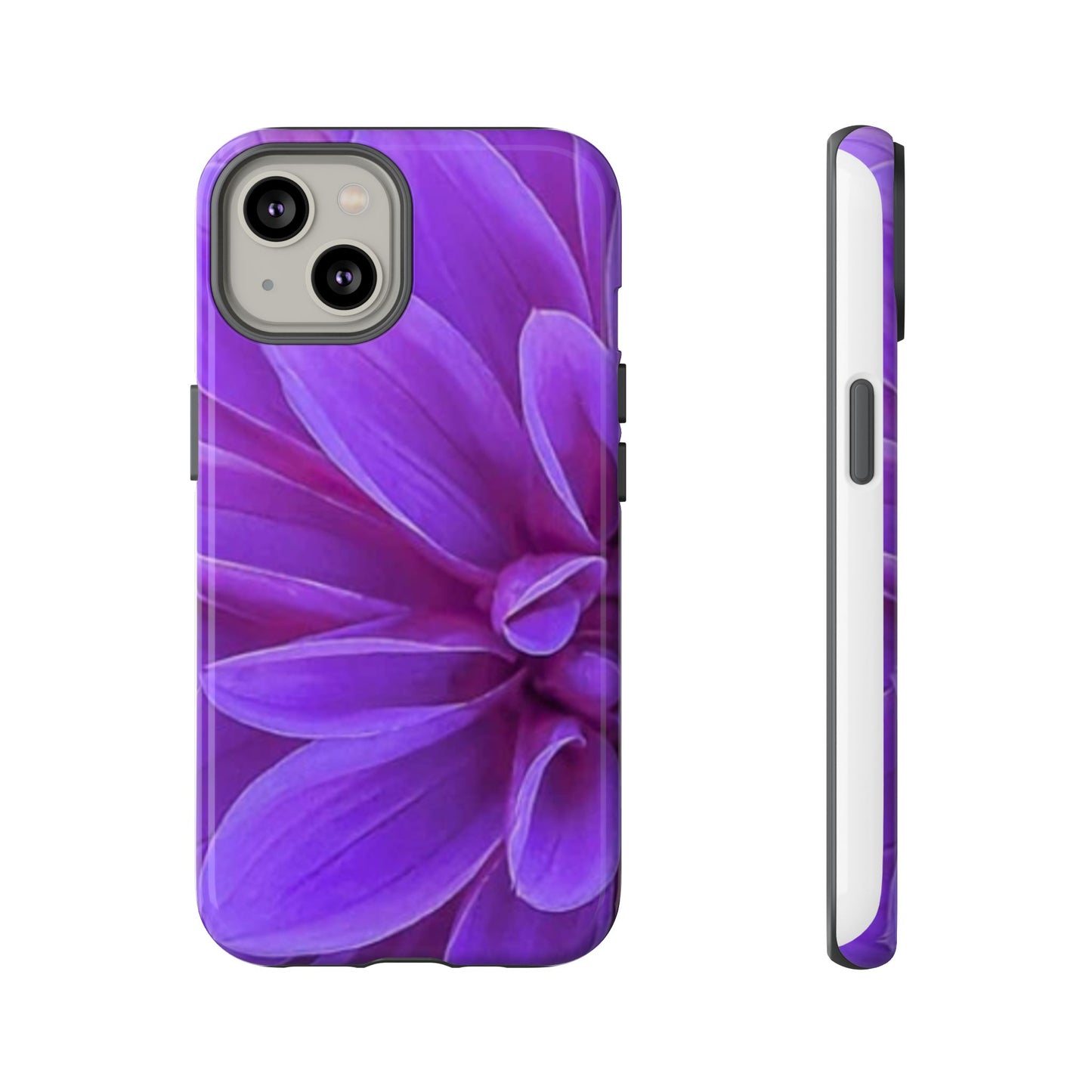 Purple Dahlia Tough Phone Case