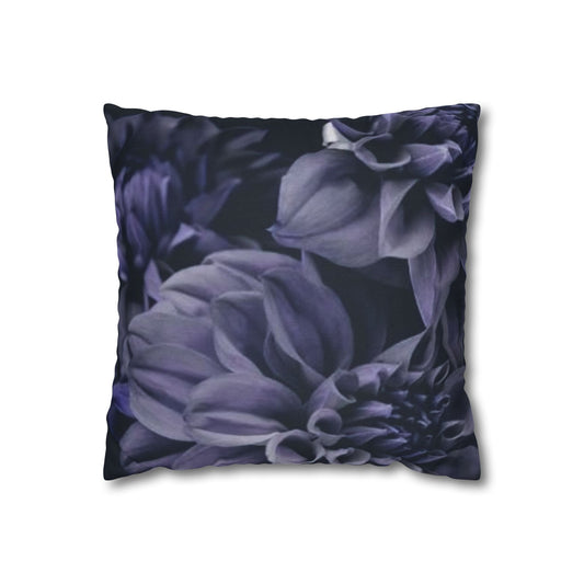 Blue Dahlia Square Pillowcase