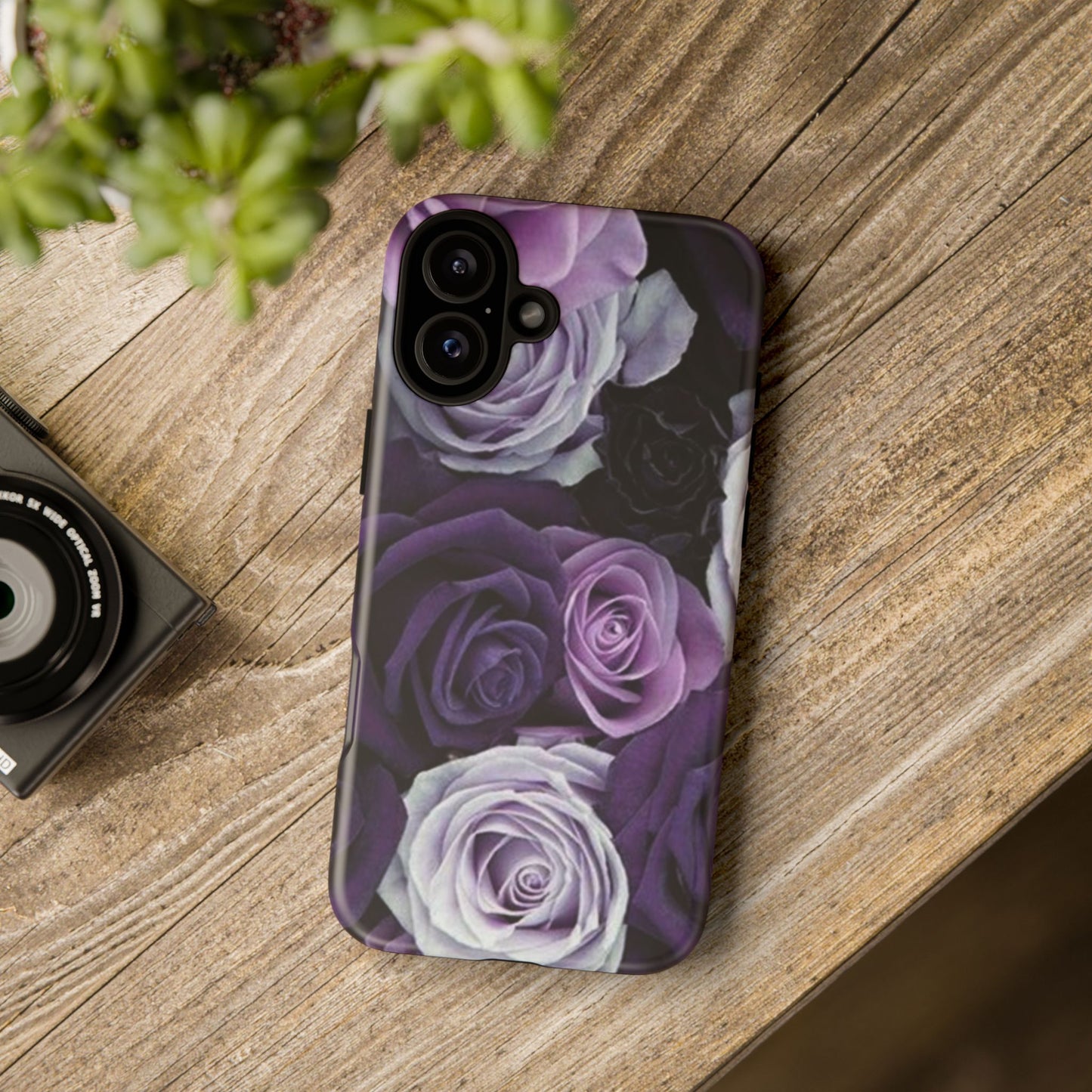 Purple Roses Tough Phone Case
