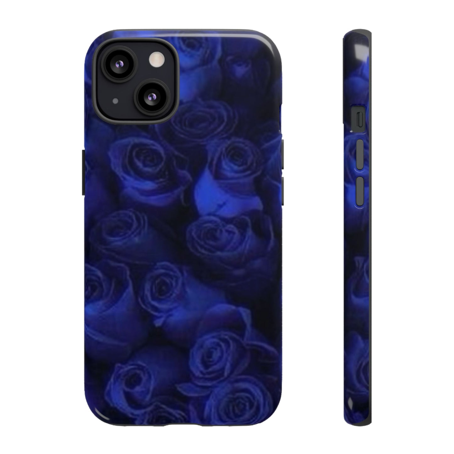 Dark Blue Roses Tough Phone Case