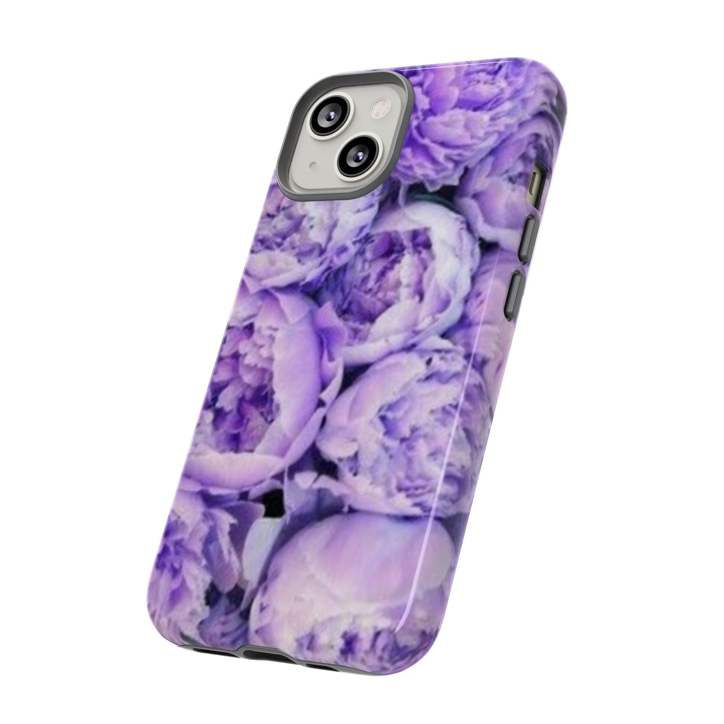 Purple Peony Tough Phone Case