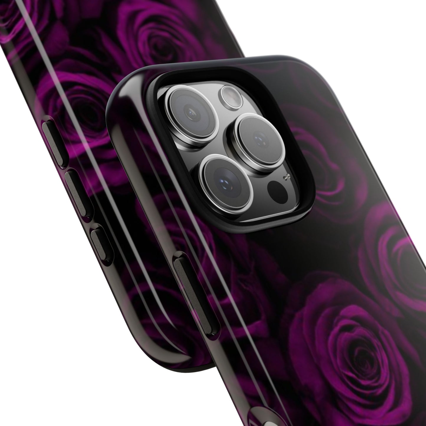 Dark Purple Roses Phone Tough Case