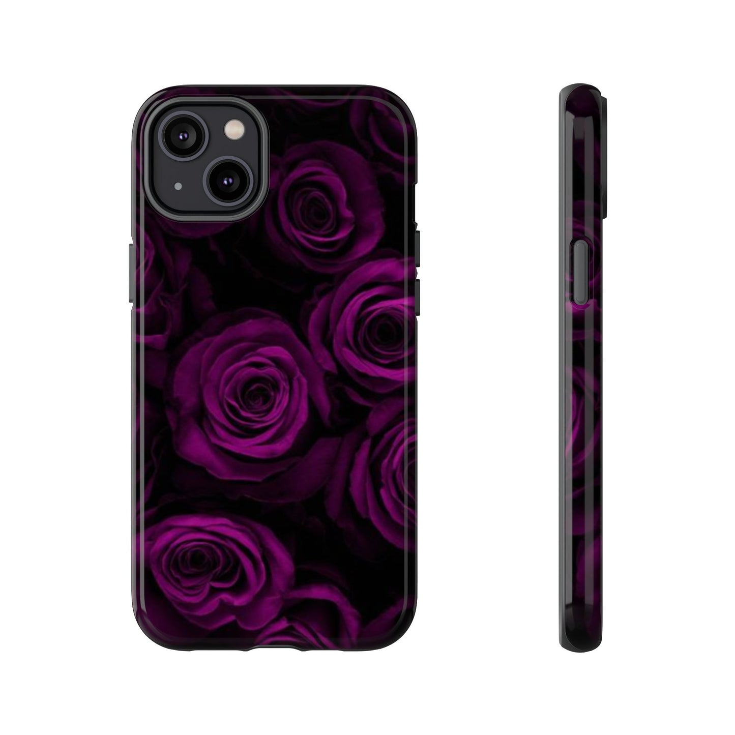 Dark Purple Roses Phone Tough Case