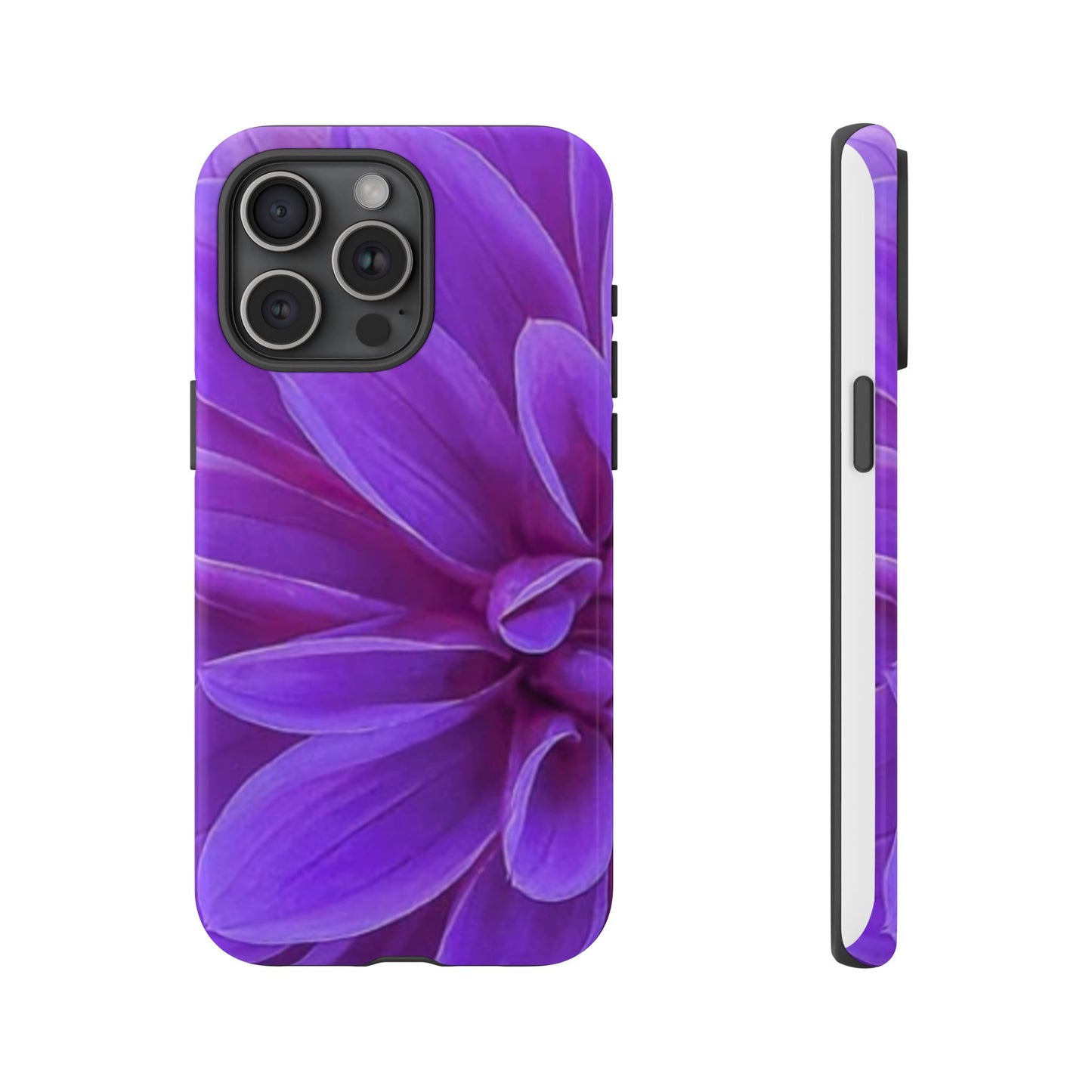 Purple Dahlia Tough Phone Case