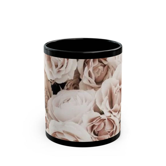 Light Pink Roses Floral Design Mug – Soft and Elegant Gift