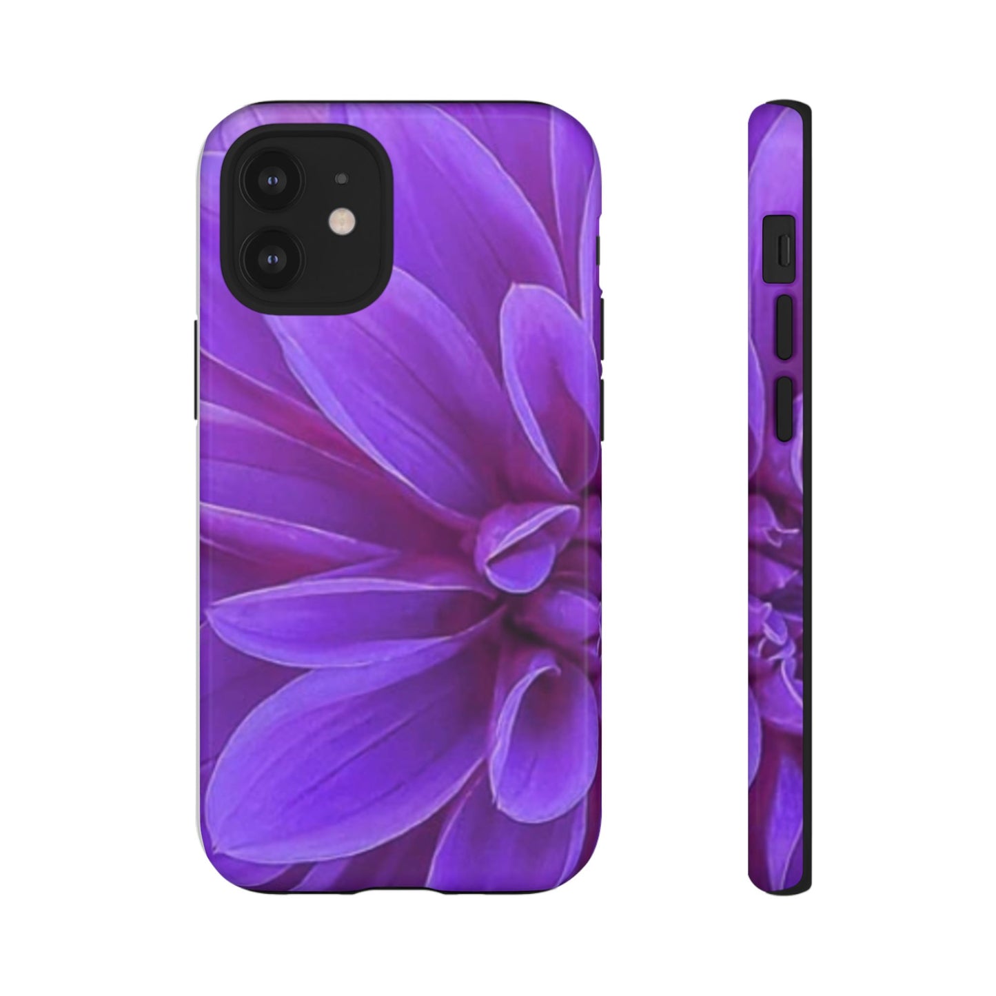 Purple Dahlia Tough Phone Case