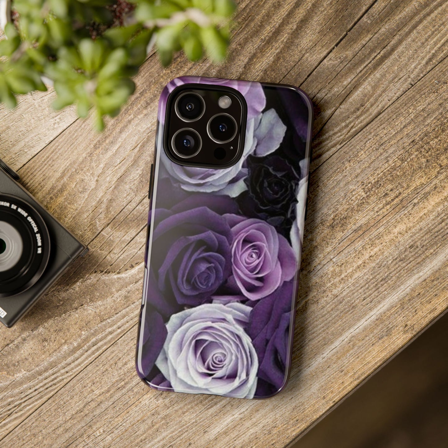 Purple Roses Tough Phone Case