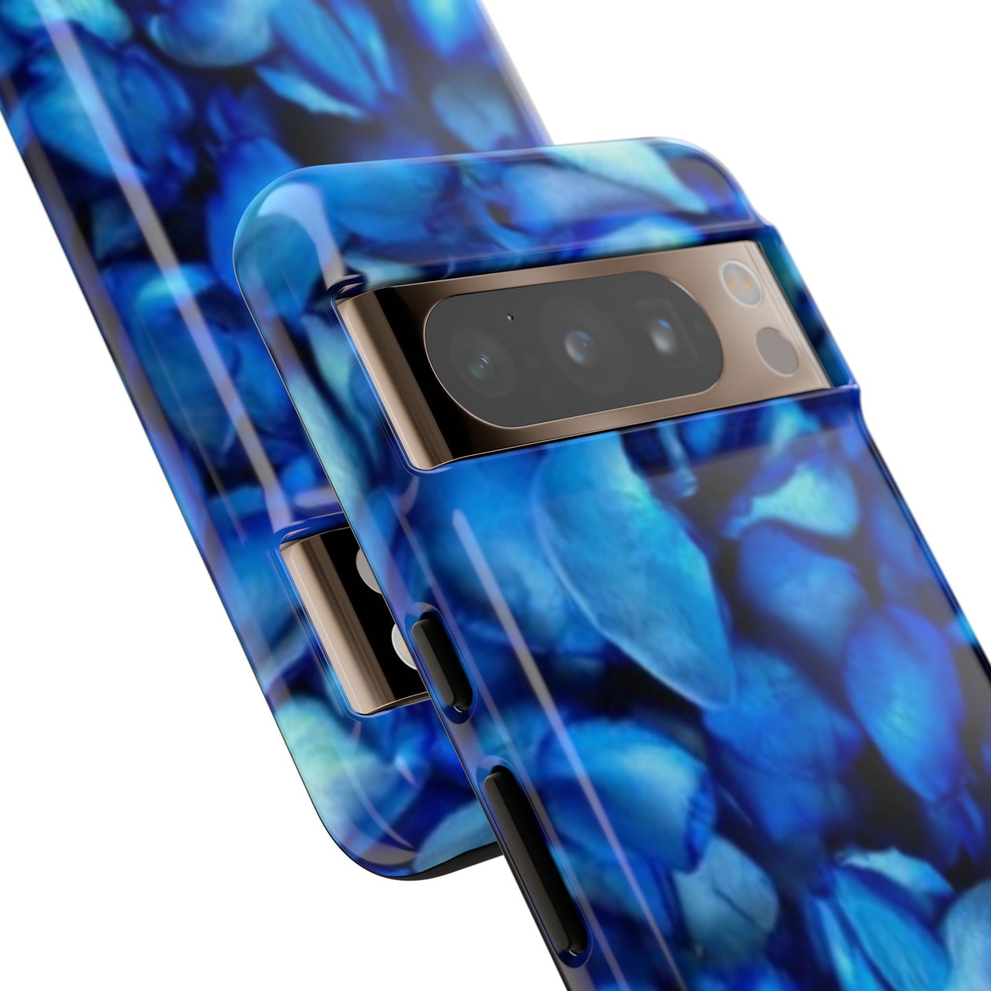 Blue Petals Tough Phone Case