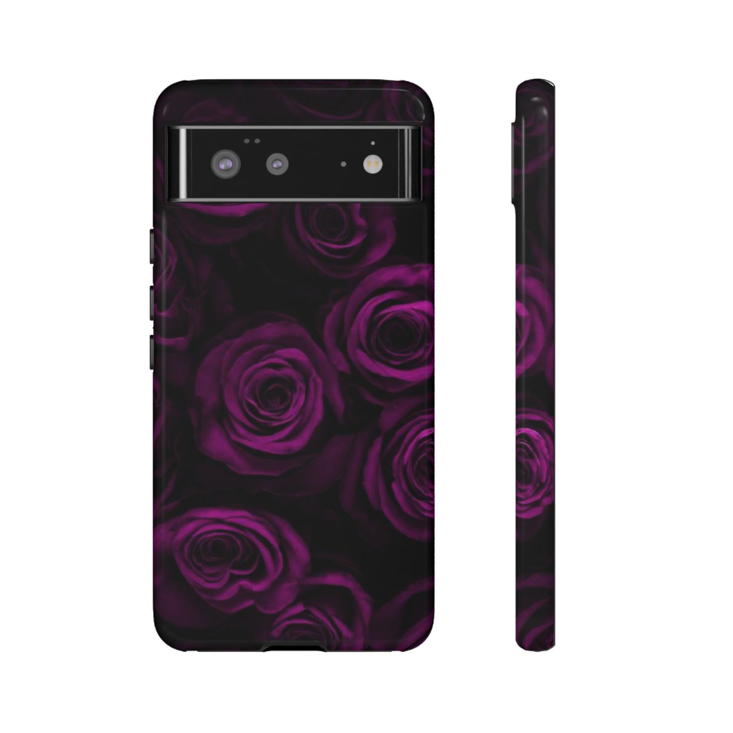 Dark Purple Roses Phone Tough Case