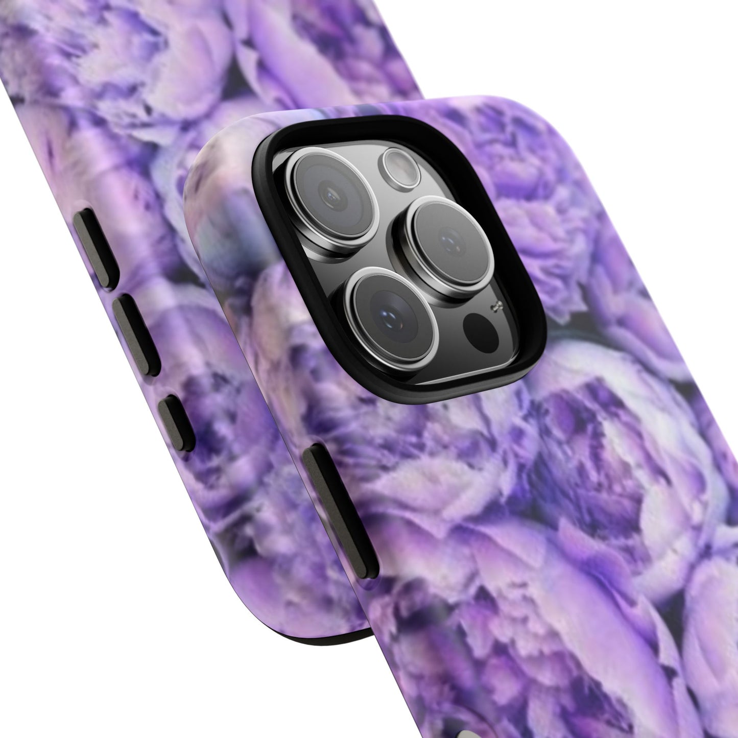 Purple Peony Tough Phone Case