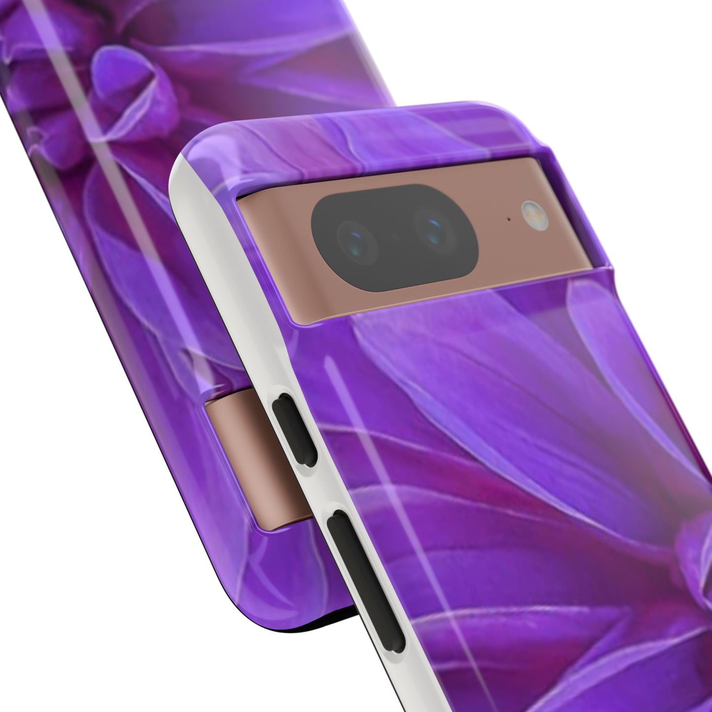 Purple Dahlia Tough Phone Case