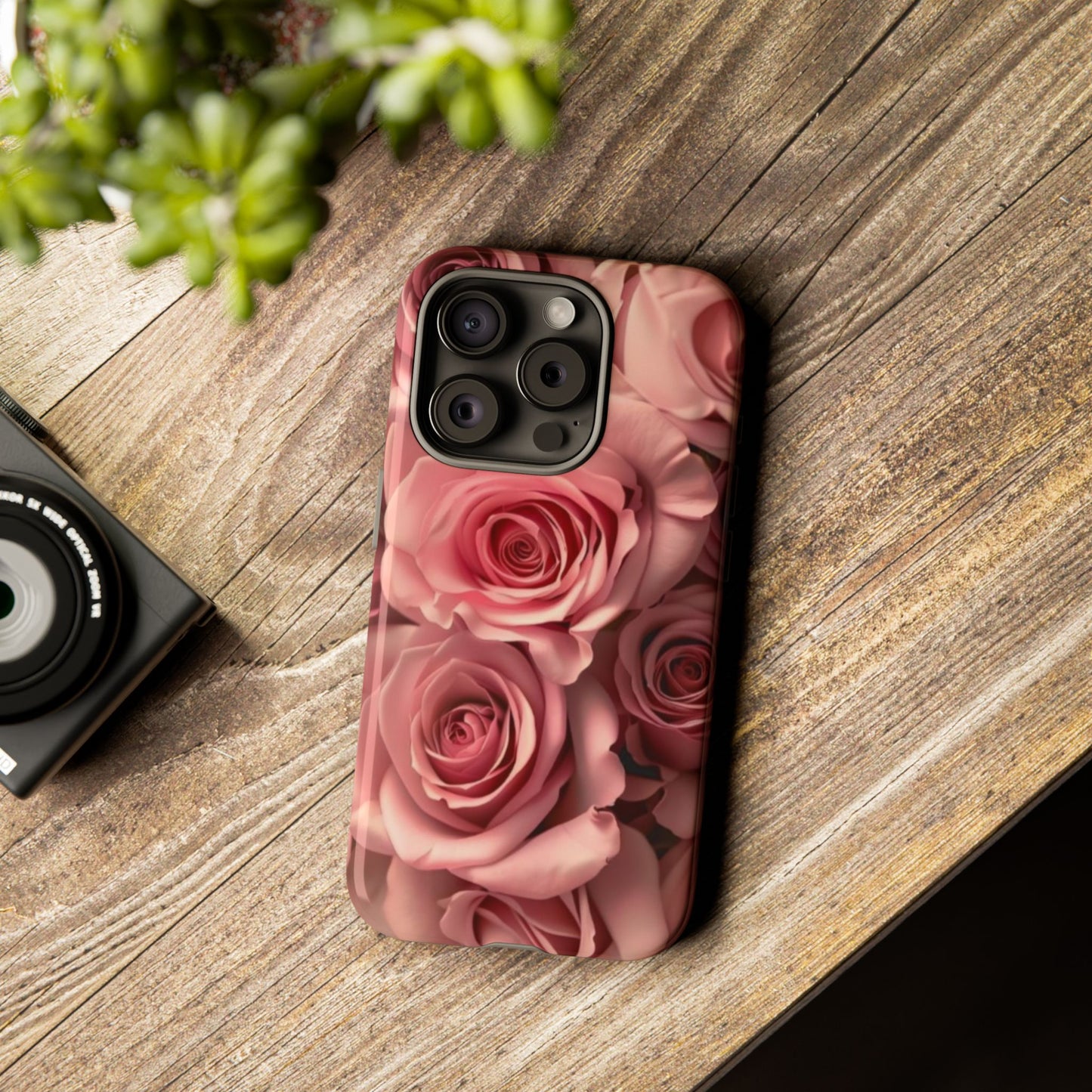 Pink Roses Tough Phone Case