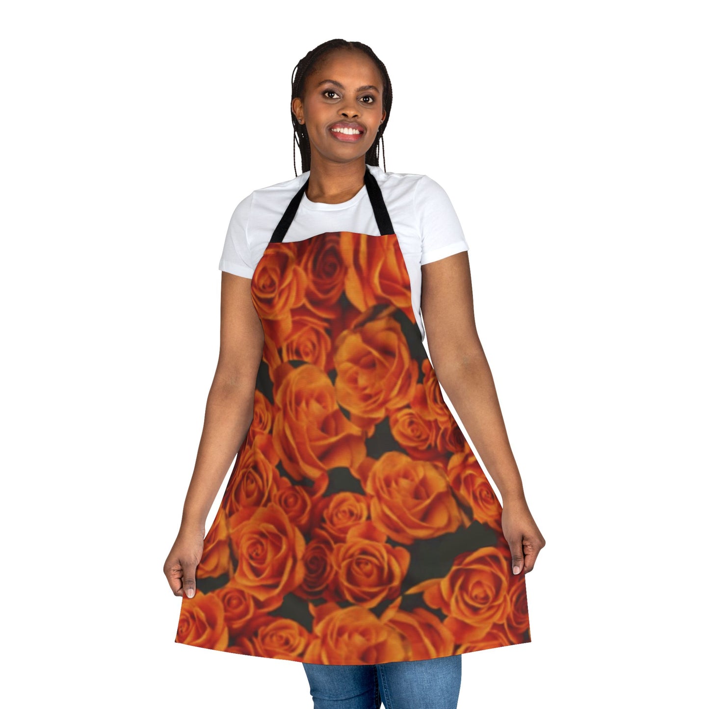 Orange Roses Apron