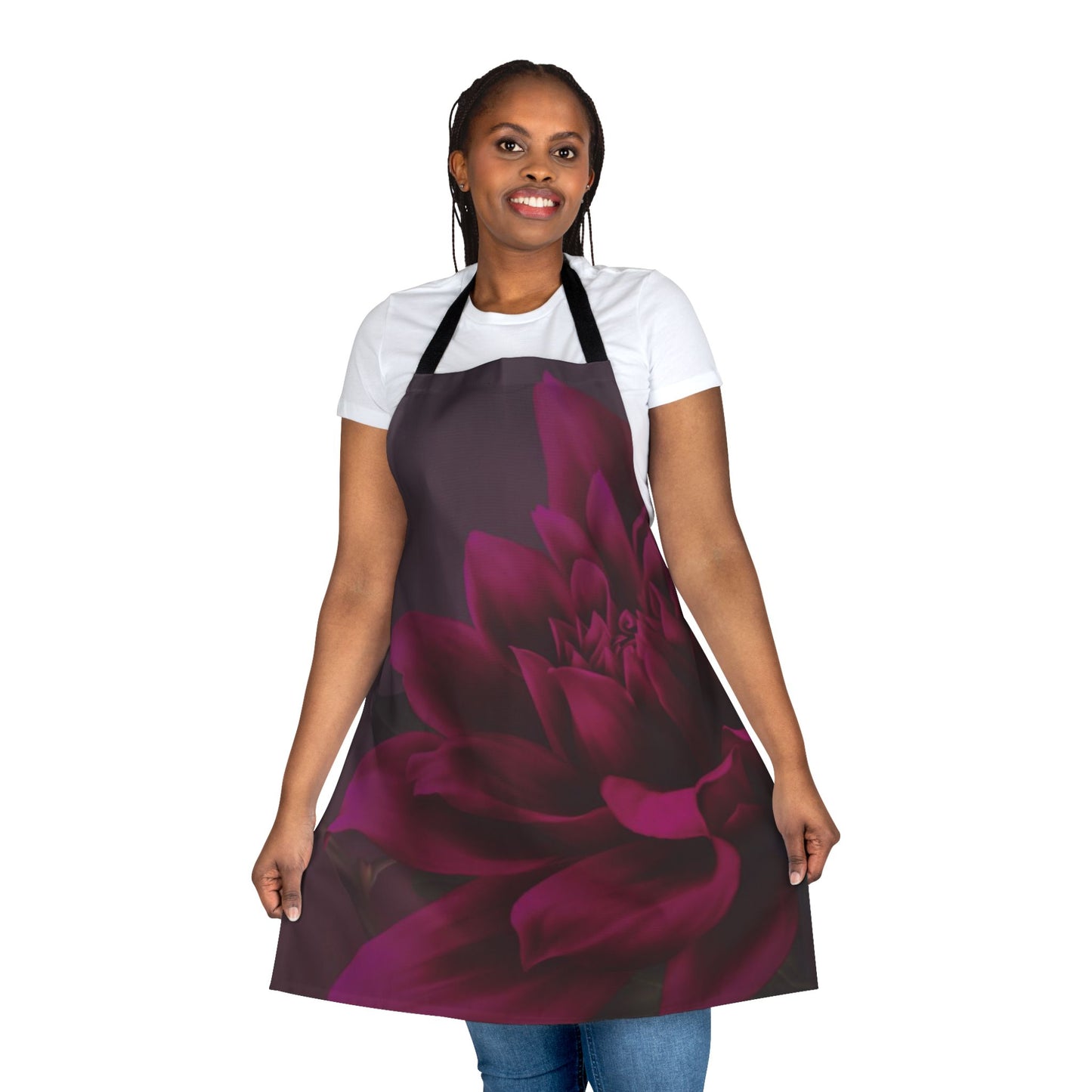 Magenta Dahlia Apron