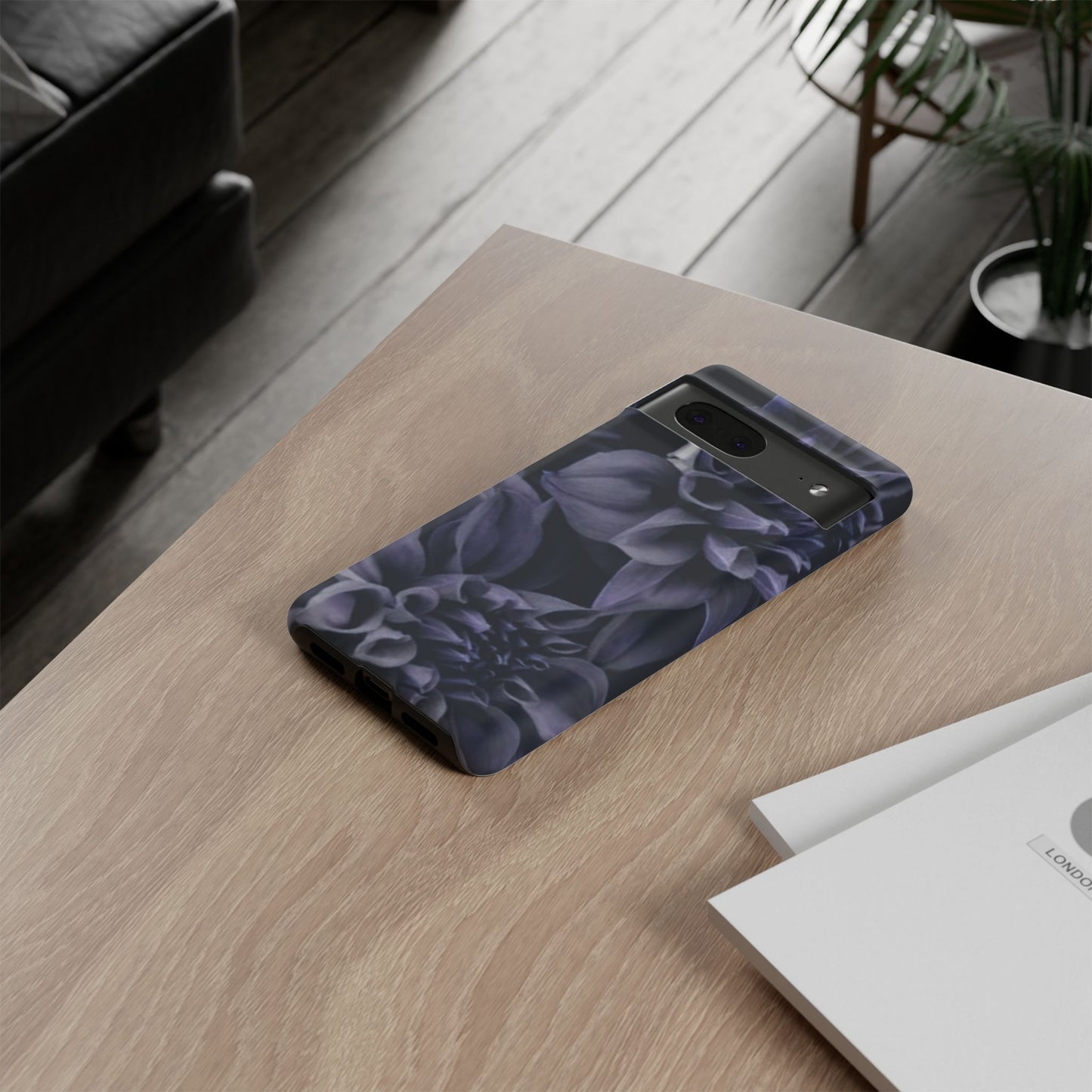 Blue Dahlia Phone Tough Case