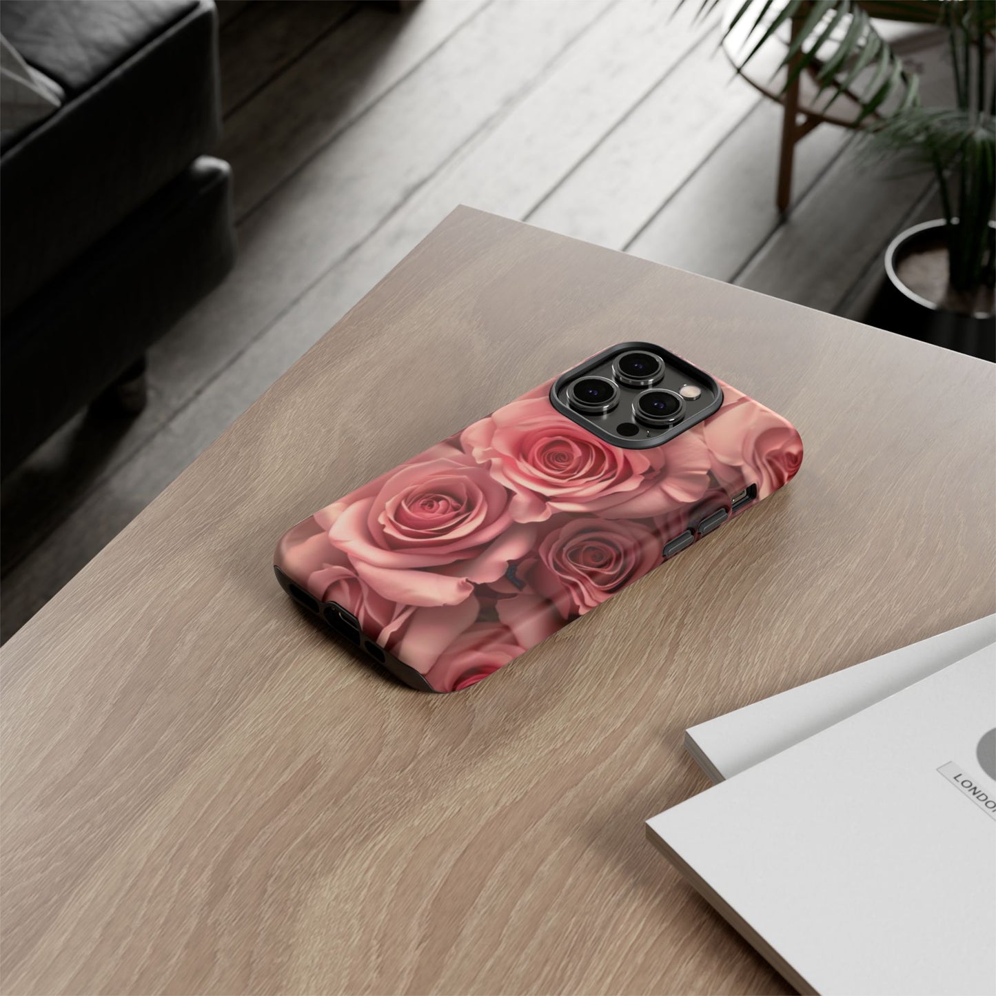 Pink Roses Tough Phone Case