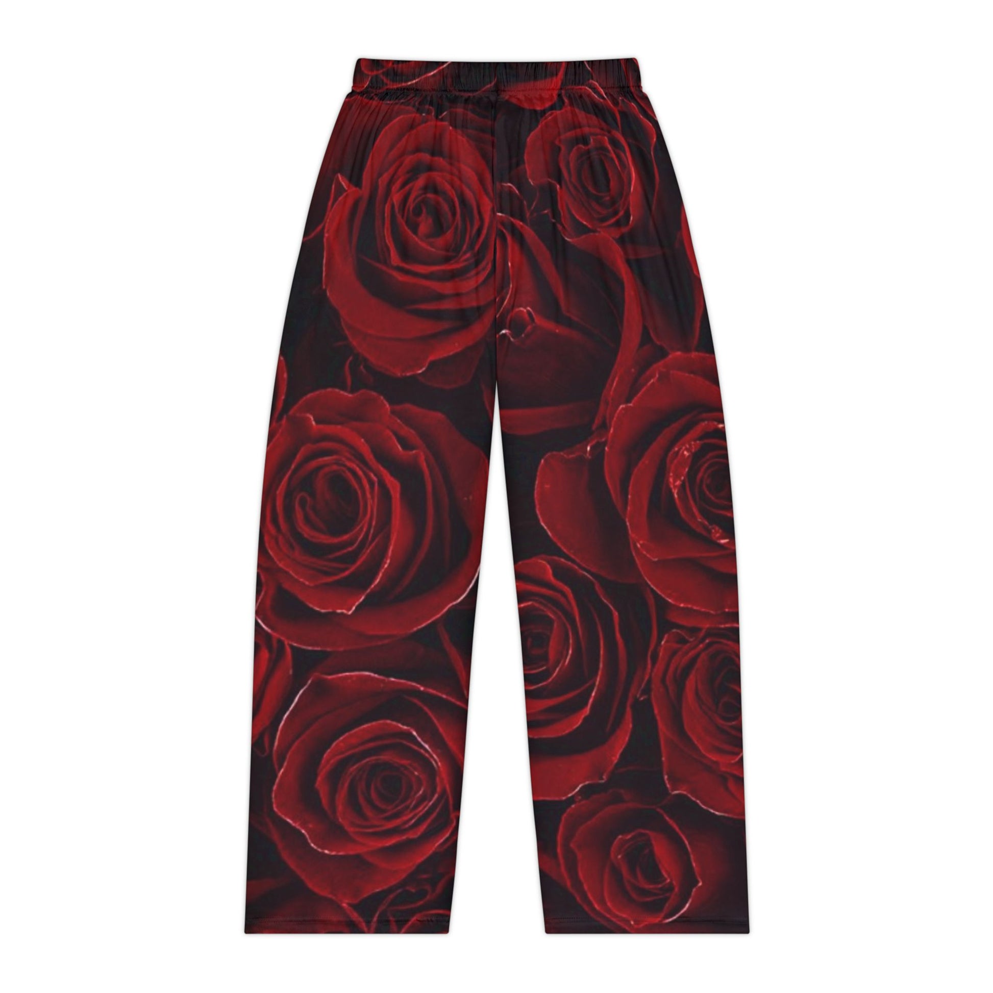 Red Roses Cozy Floral Pajama Pant