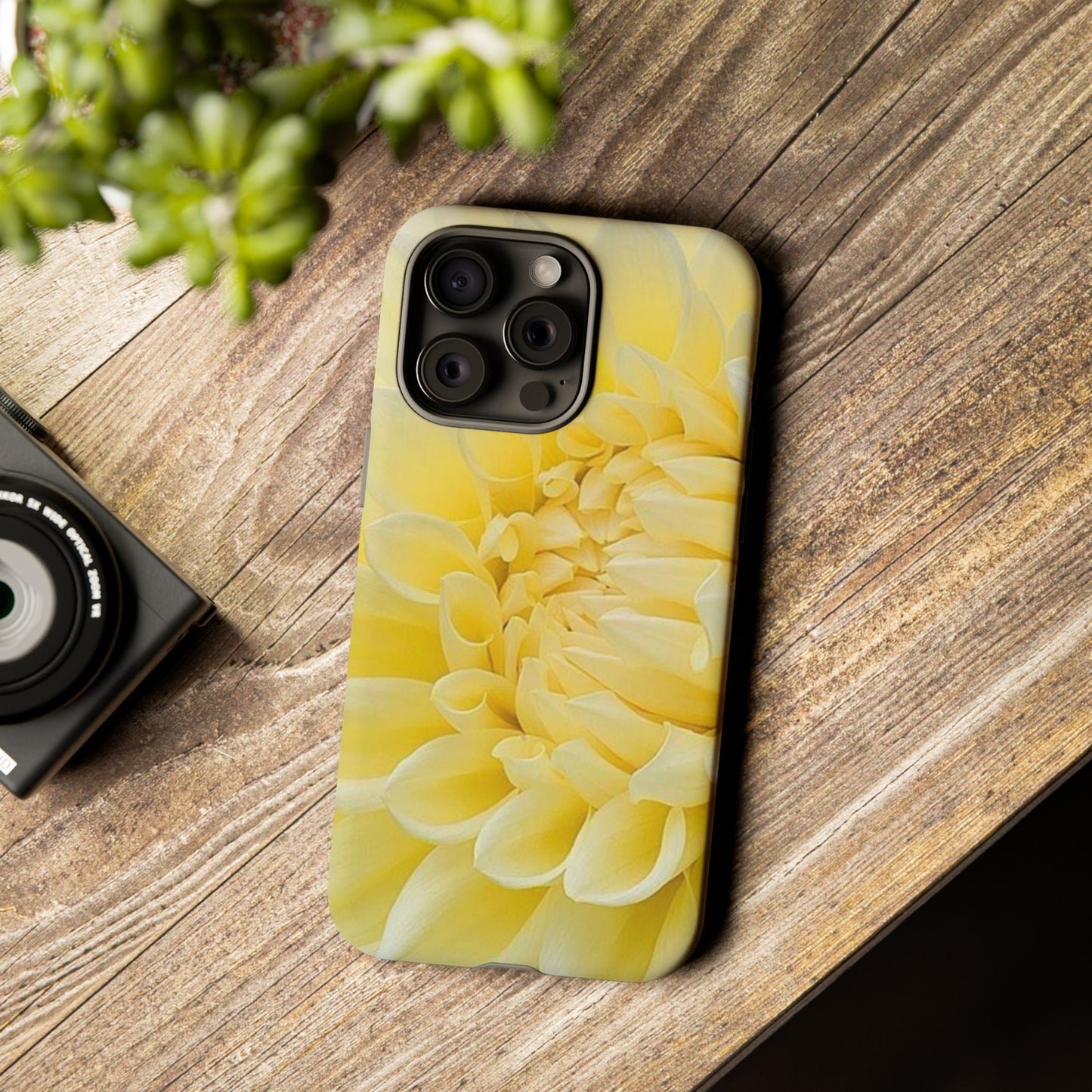 Yellow Dahlia Phone Tough Case