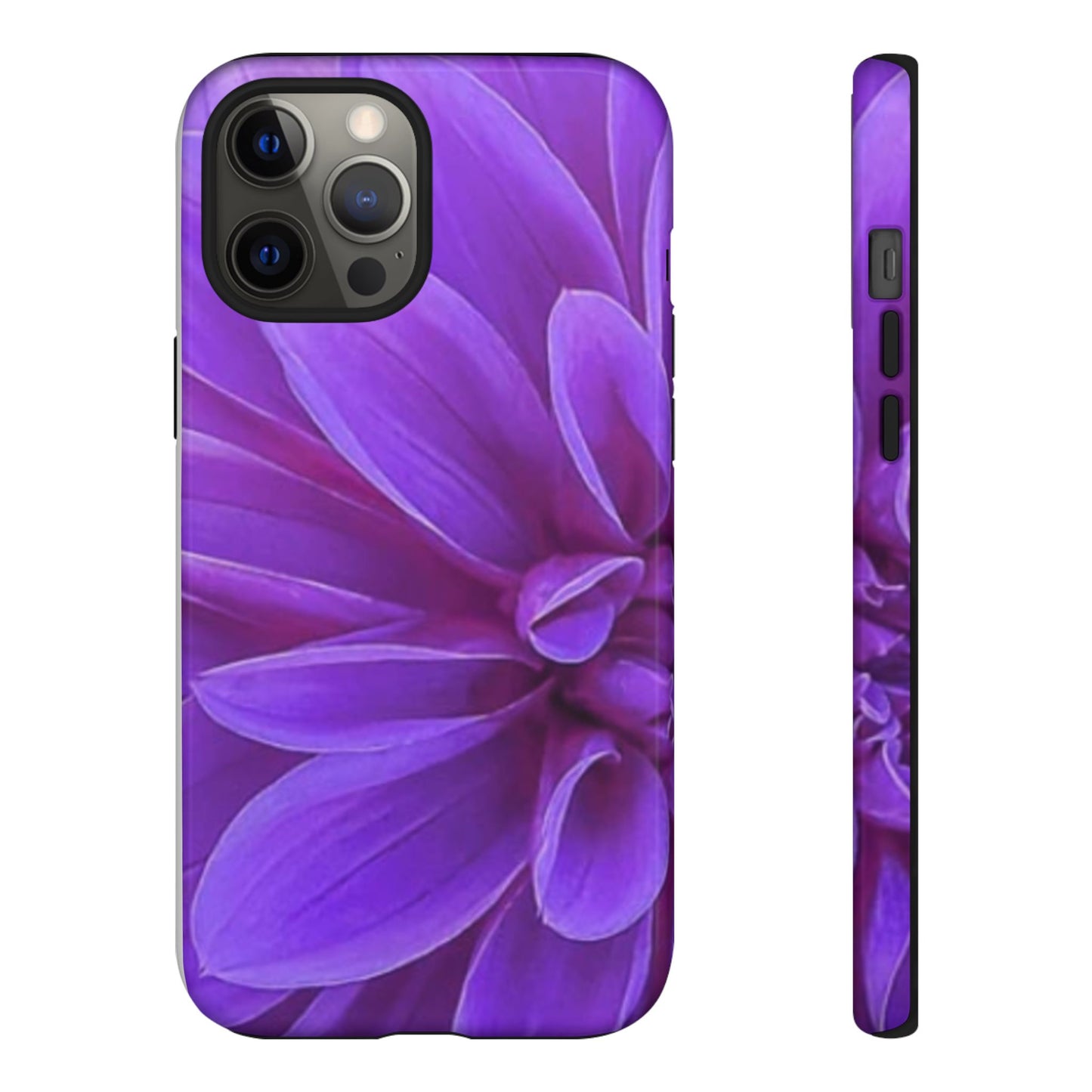 Purple Dahlia Tough Phone Case
