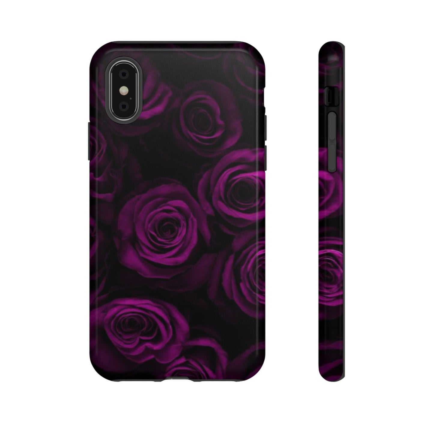 Dark Purple Roses Phone Tough Case