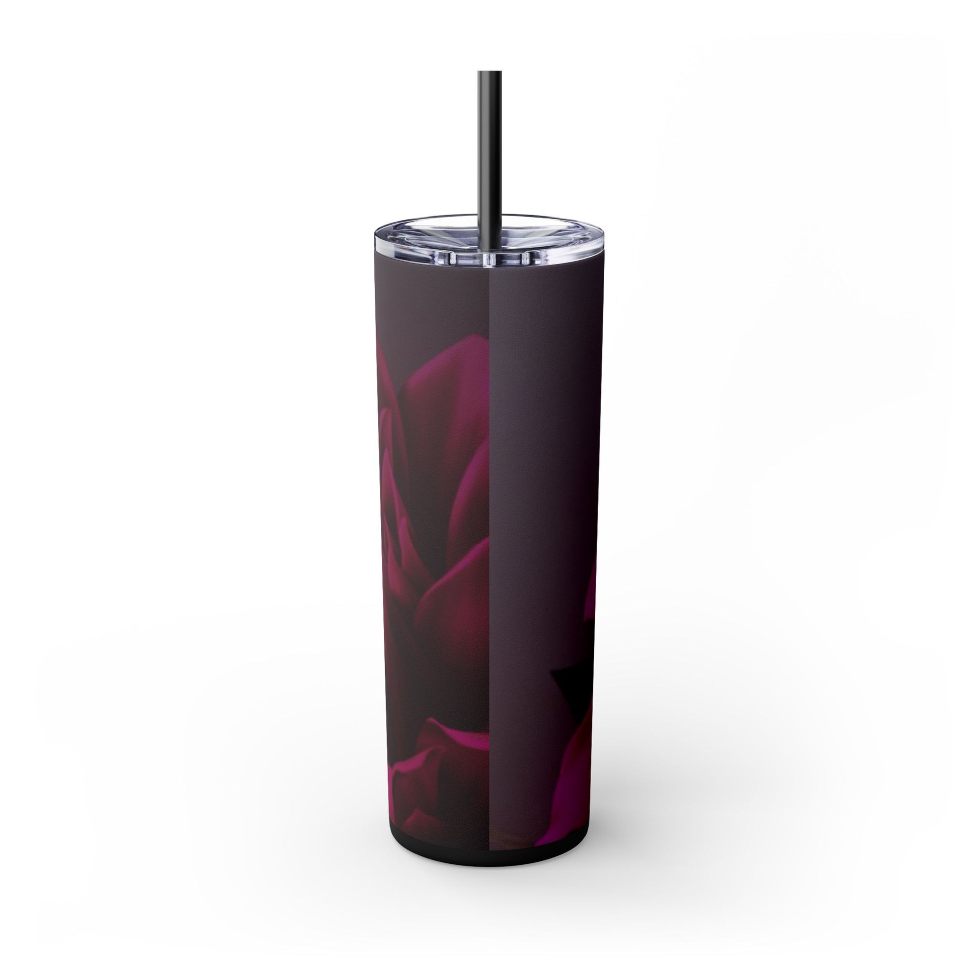 Magenta Dahlia Skinny Tumbler – Durable Stainless Steel 20 oz
