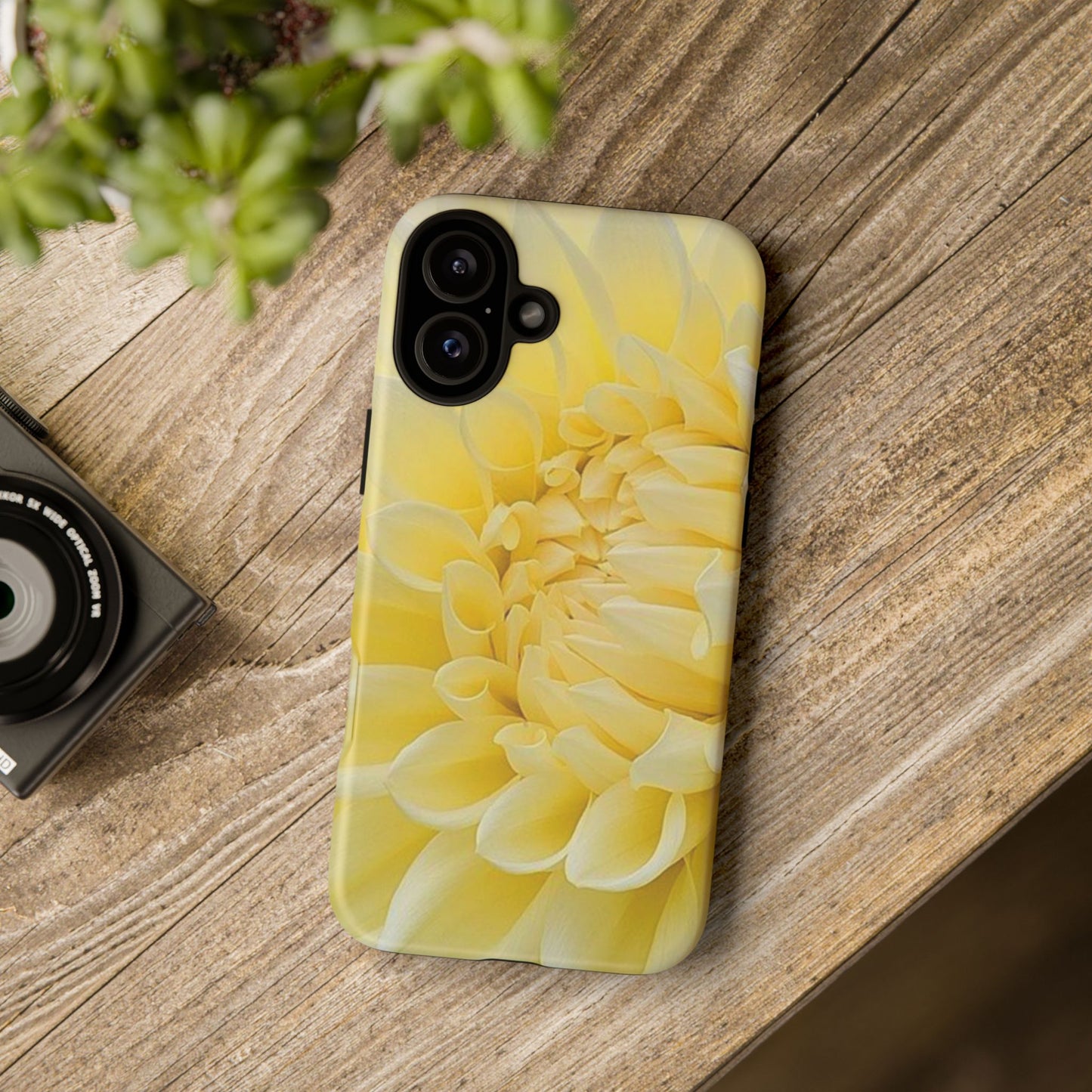Yellow Dahlia Phone Tough Case