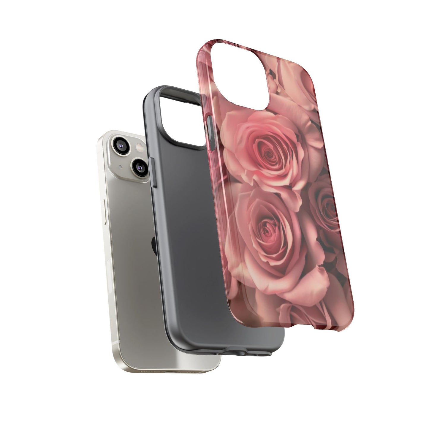 Pink Roses Tough Phone Case