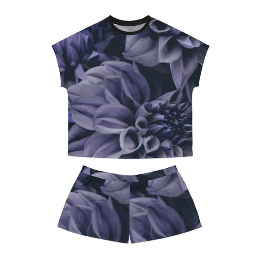 Blue Dahlia Pajama Set