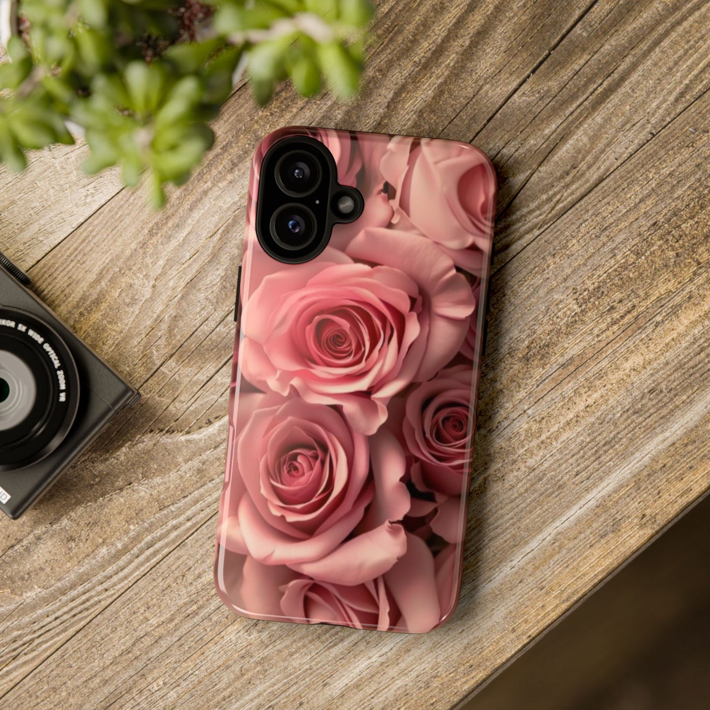 Pink Roses Tough Phone Case