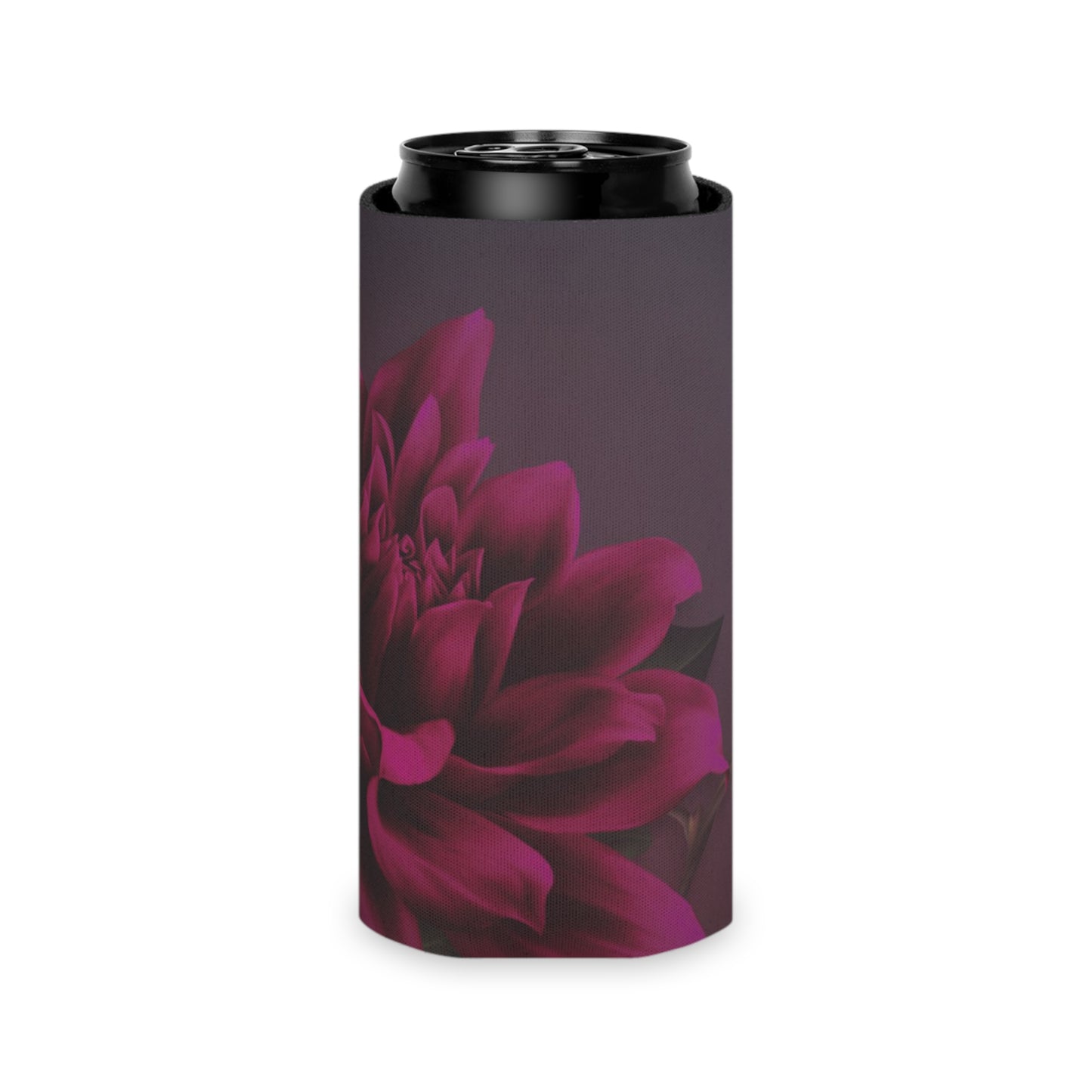 Magenta Dahlia Can Cooler