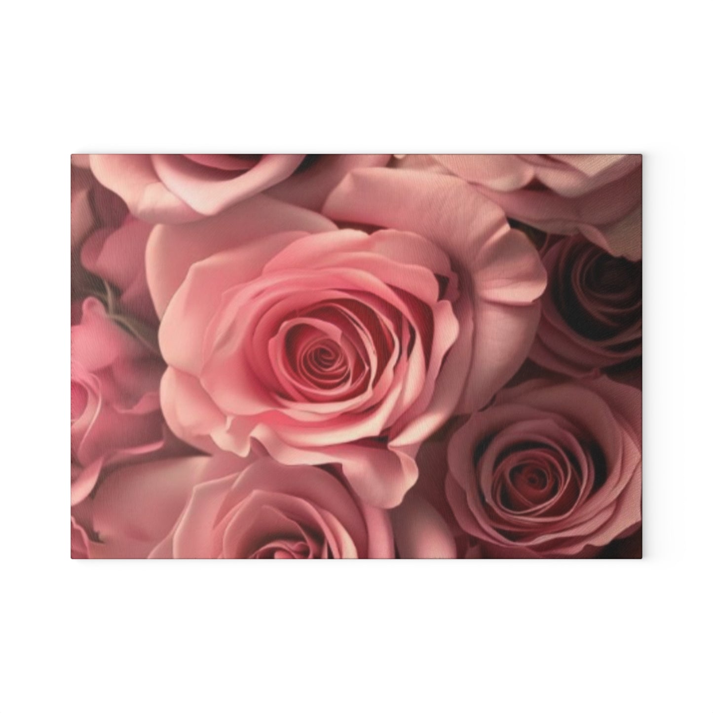 Pink Roses Cutting Board