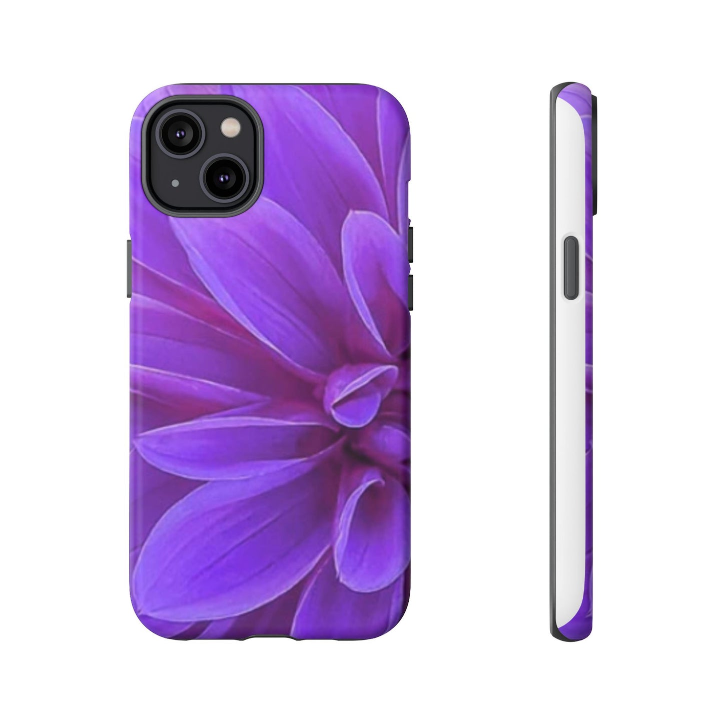 Purple Dahlia Tough Phone Case