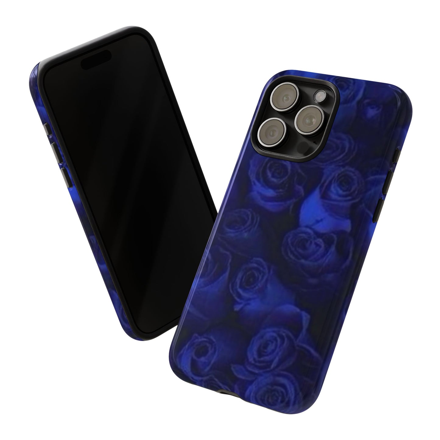 Dark Blue Roses Tough Phone Case