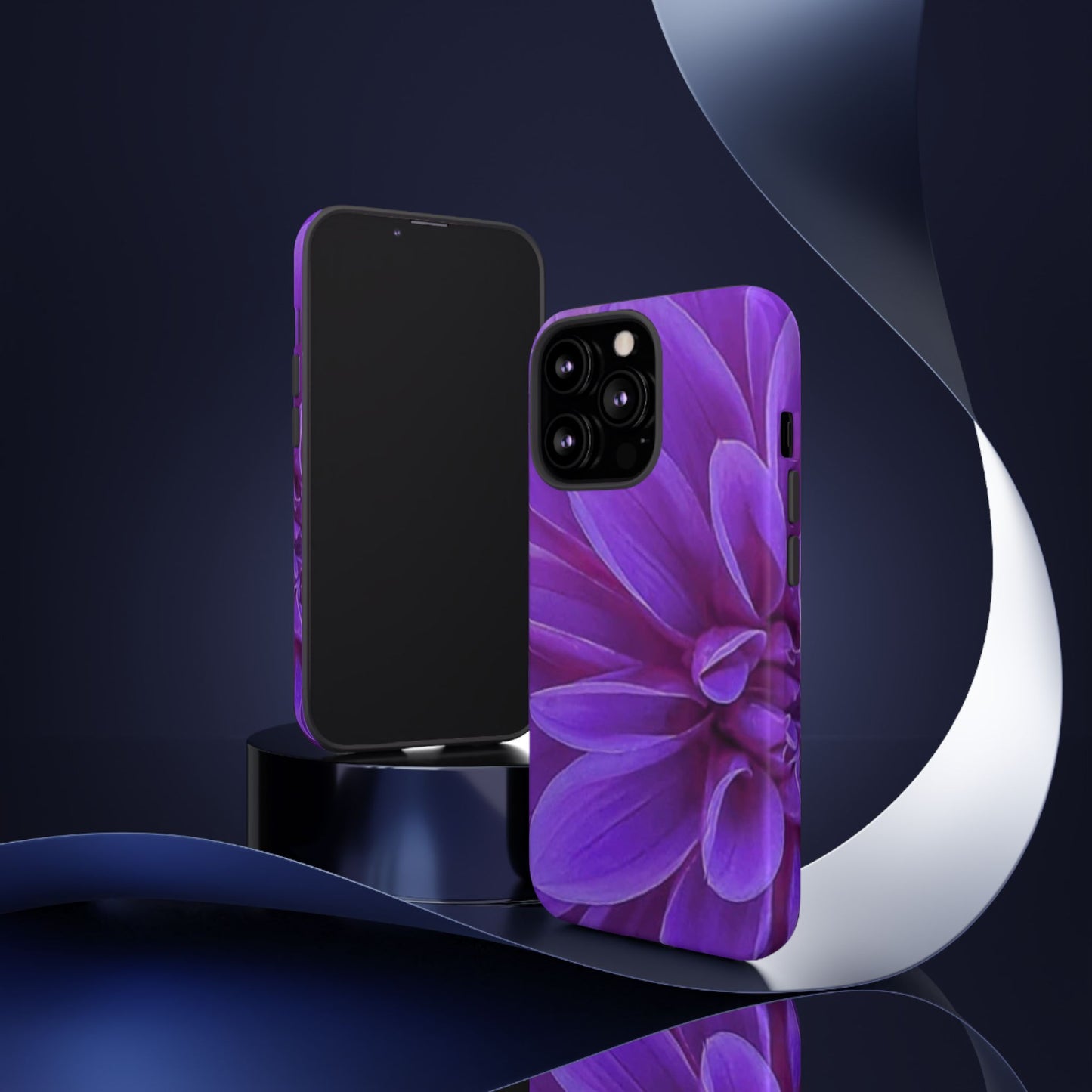 Purple Dahlia Tough Phone Case
