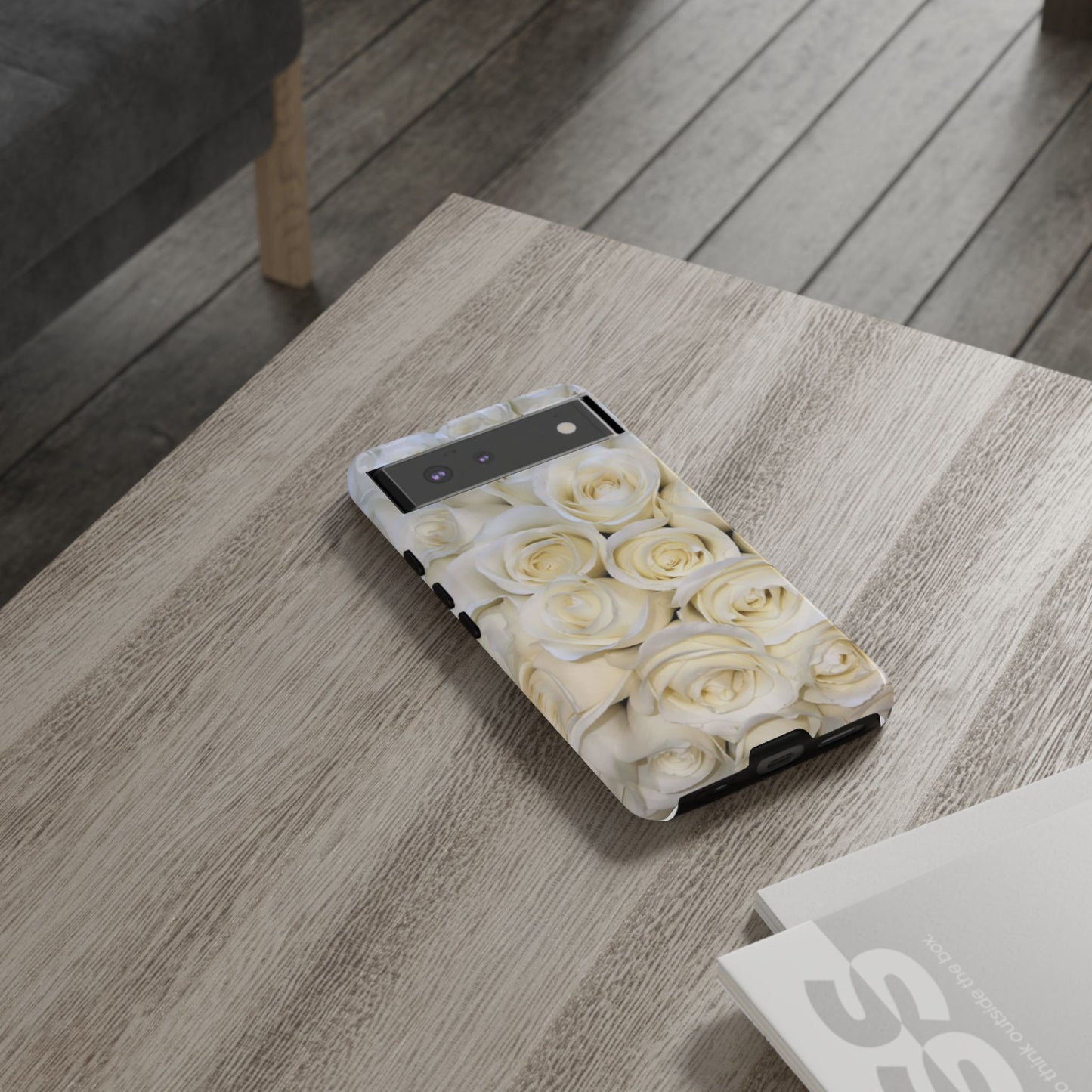 White Roses Tough Phone Case