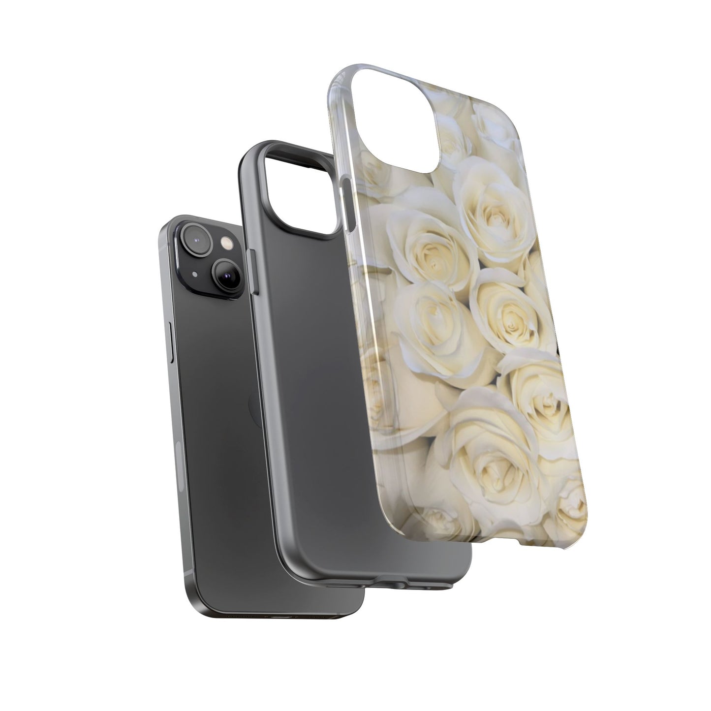 White Roses Tough Phone Case