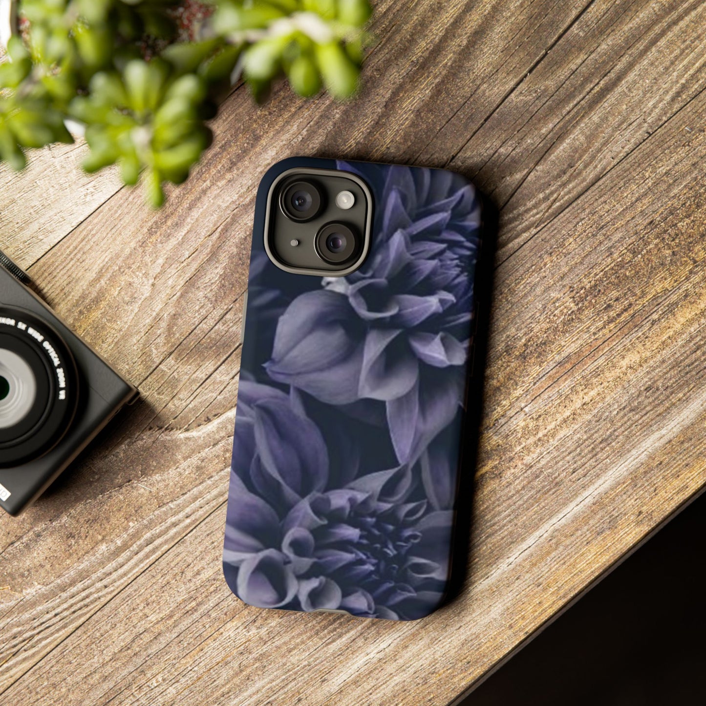 Blue Dahlia Phone Tough Case
