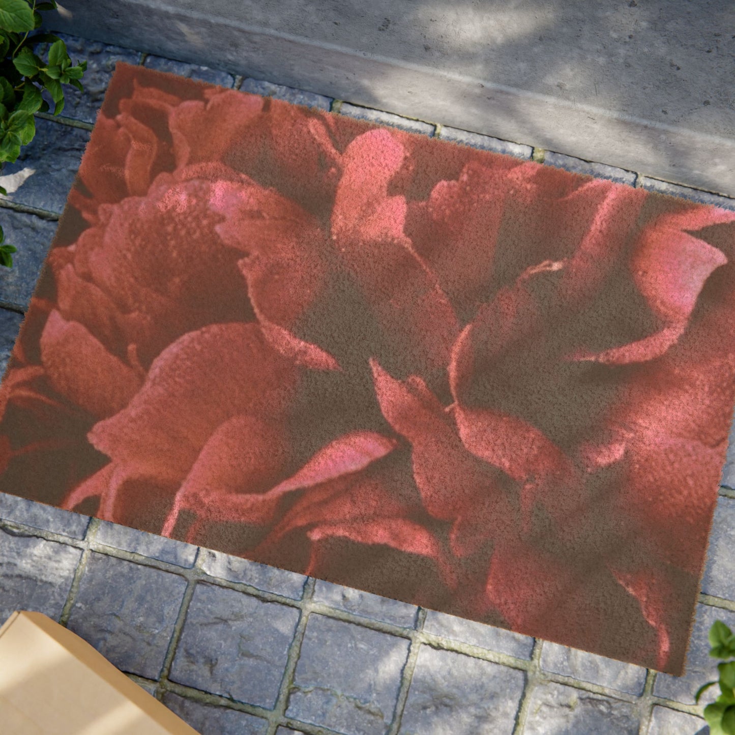 Magenta Floral Doormat