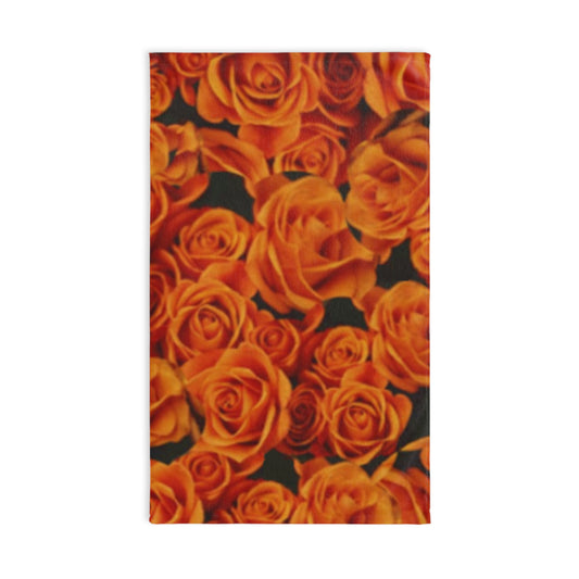 Orange Roses Hand Towel