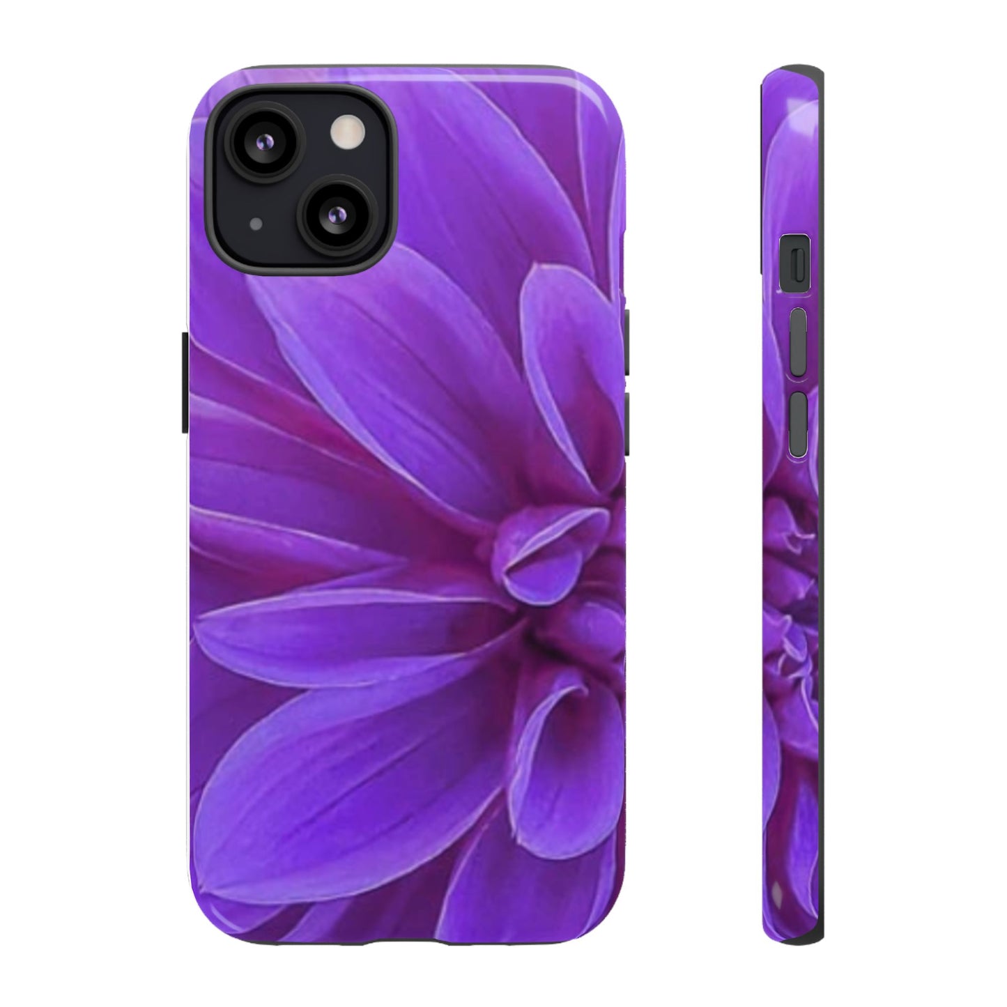 Purple Dahlia Tough Phone Case