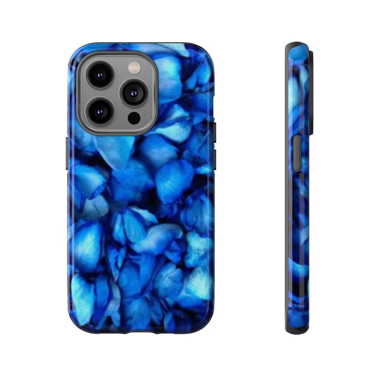 Blue Petals Tough Phone Case