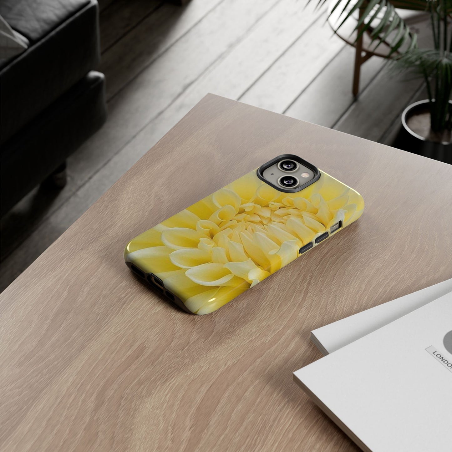Yellow Dahlia Phone Tough Case
