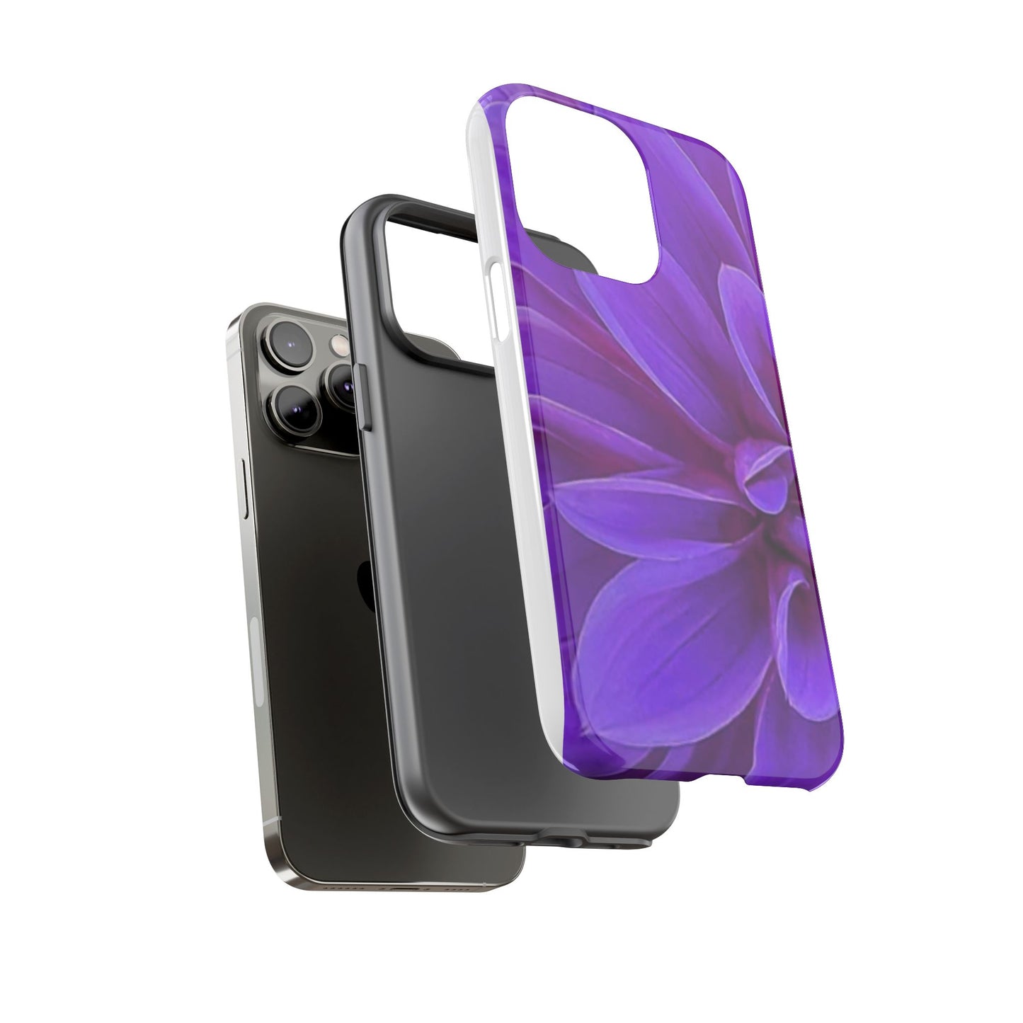 Purple Dahlia Tough Phone Case