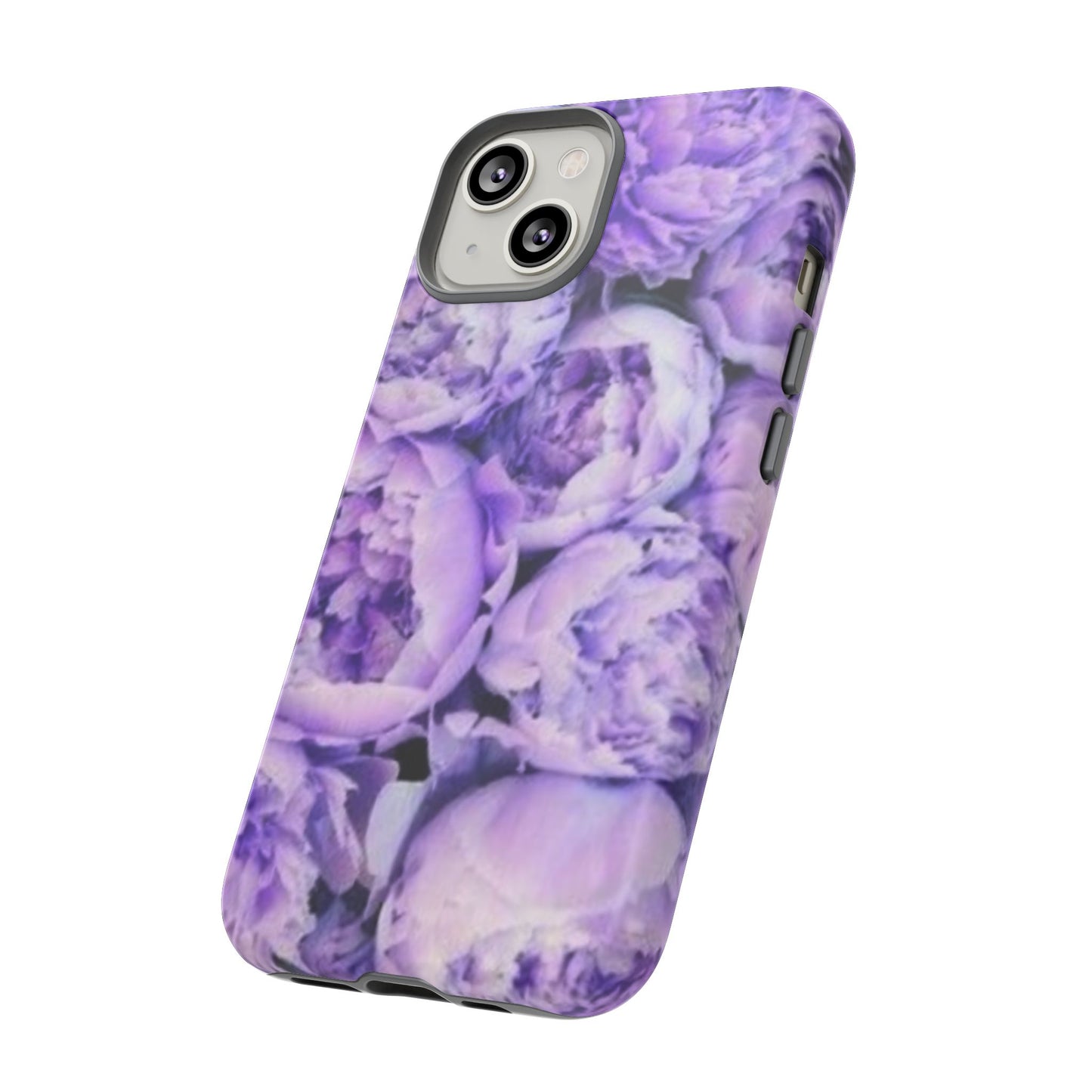 Purple Peony Tough Phone Case